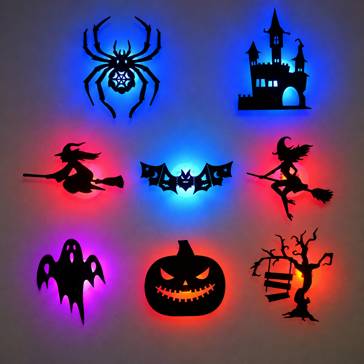 Adesivos Decorativos de Parede Halloween 3D