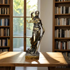 Estátua da Deusa da Justiça — Escultura Decorativa em Resina