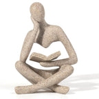 Escultura O Pensador — Estátua Decorativa Moderna em Resina