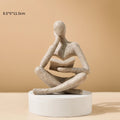Escultura O Pensador — Estátua Decorativa Moderna em Resina