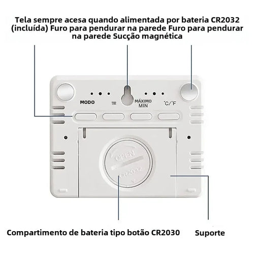 Mini relogio Digital LCD
