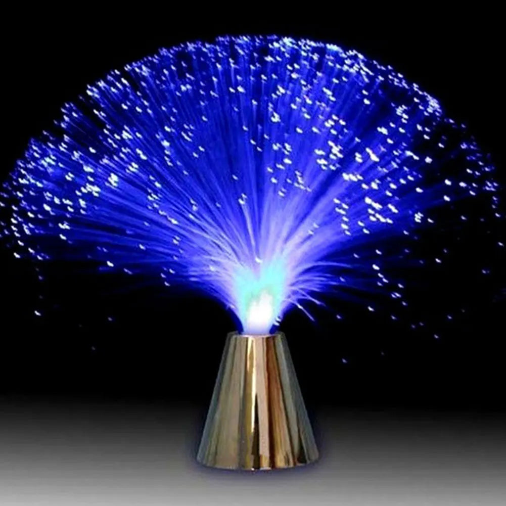 Luminária LED de Fibra Óptica Multicolorida