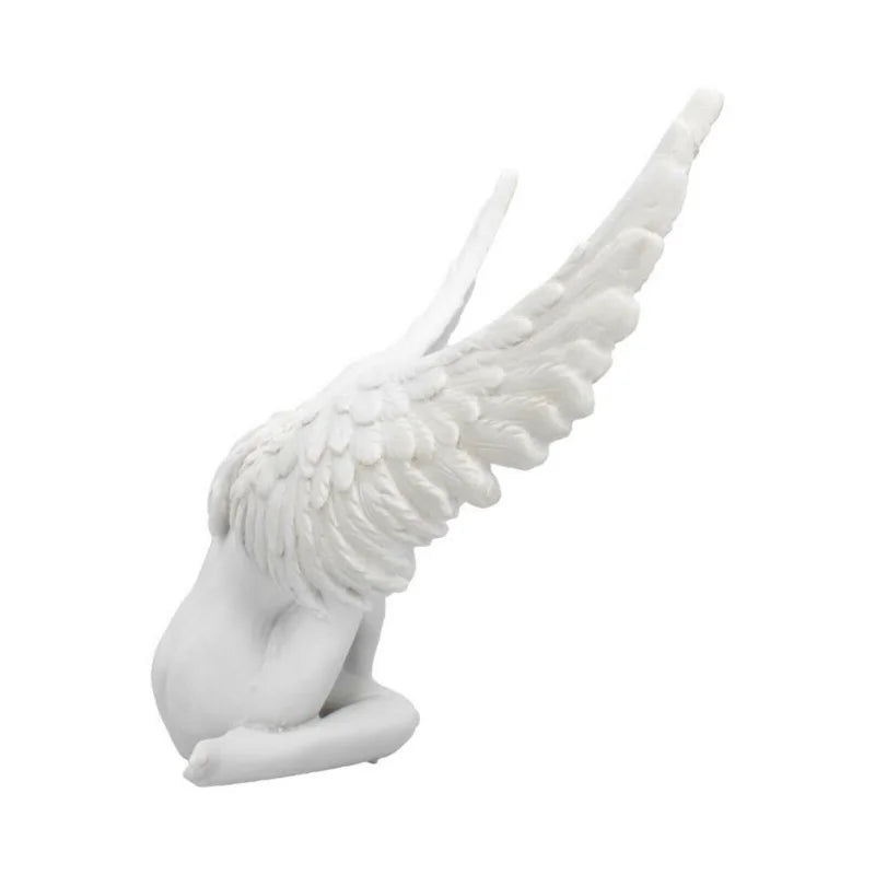 Angel Wing Figurine Modern 3D Embrace Angel Wings Sculpture Crafts 3D Angel Wing Statue Figurine Resin Artwork Craft Home Decor