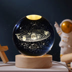 Luminária Bola de Cristal 3D LED