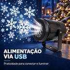 Projetor Floco de Neve led